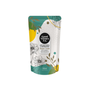 medium (54) GOOD VIRTUES CO ANTI-BACTERIAL AND REFRESHING SHOWER CREAM 550ML