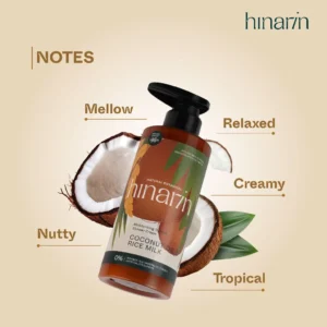 my-11134207-7rasd-m9i7yf76vbwg4e HINARIN Moisturising Natural Shower Cream 300ml  Coconut Rice Milk