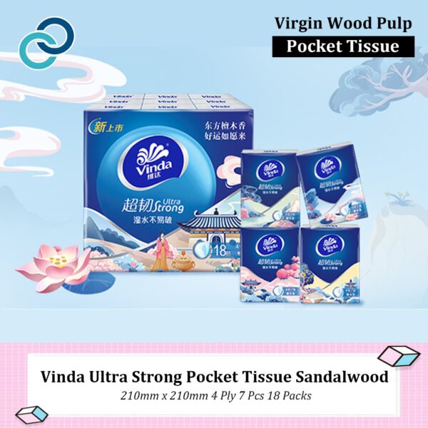 sg-11134207-7repw-m29dp4h8hoba6f Vinda Ultra Strong Pocket Tissues 4ply 7sheets